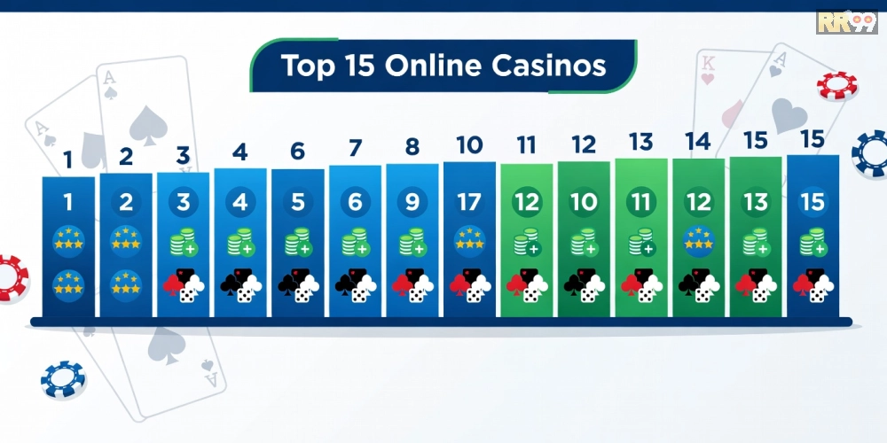 Top 15 casino 69vn uy tín với biểu đồ so sánh đánh giá và ưu đãi