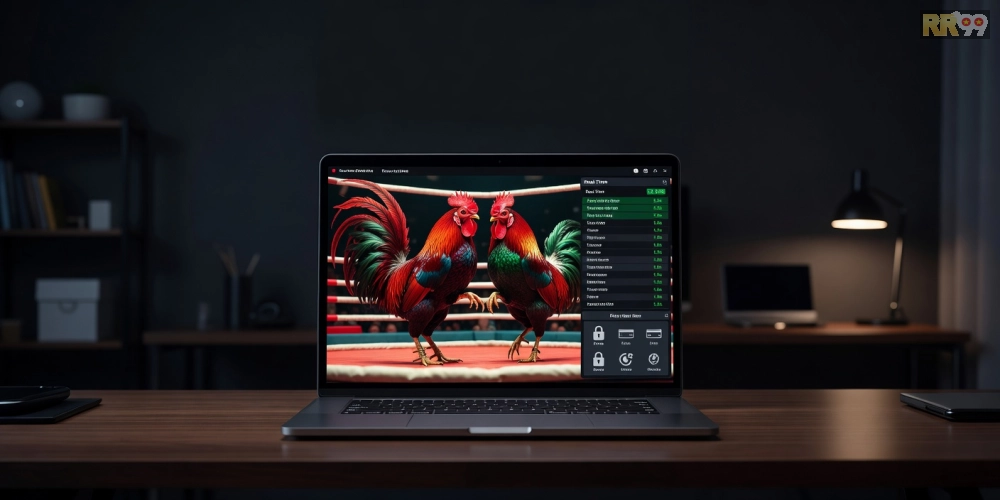 Minh họa khái niệm đá gà trực tuyến 69vn với giao diện hiện đại và an toàn cho người chơi.