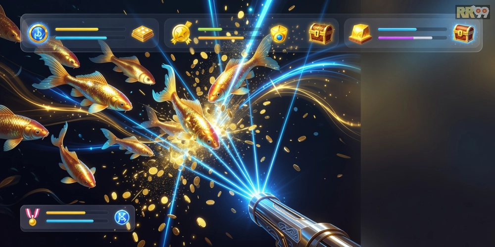 Giao diện chơi bắn cá vàng 69vn tại Golden Fish Arena